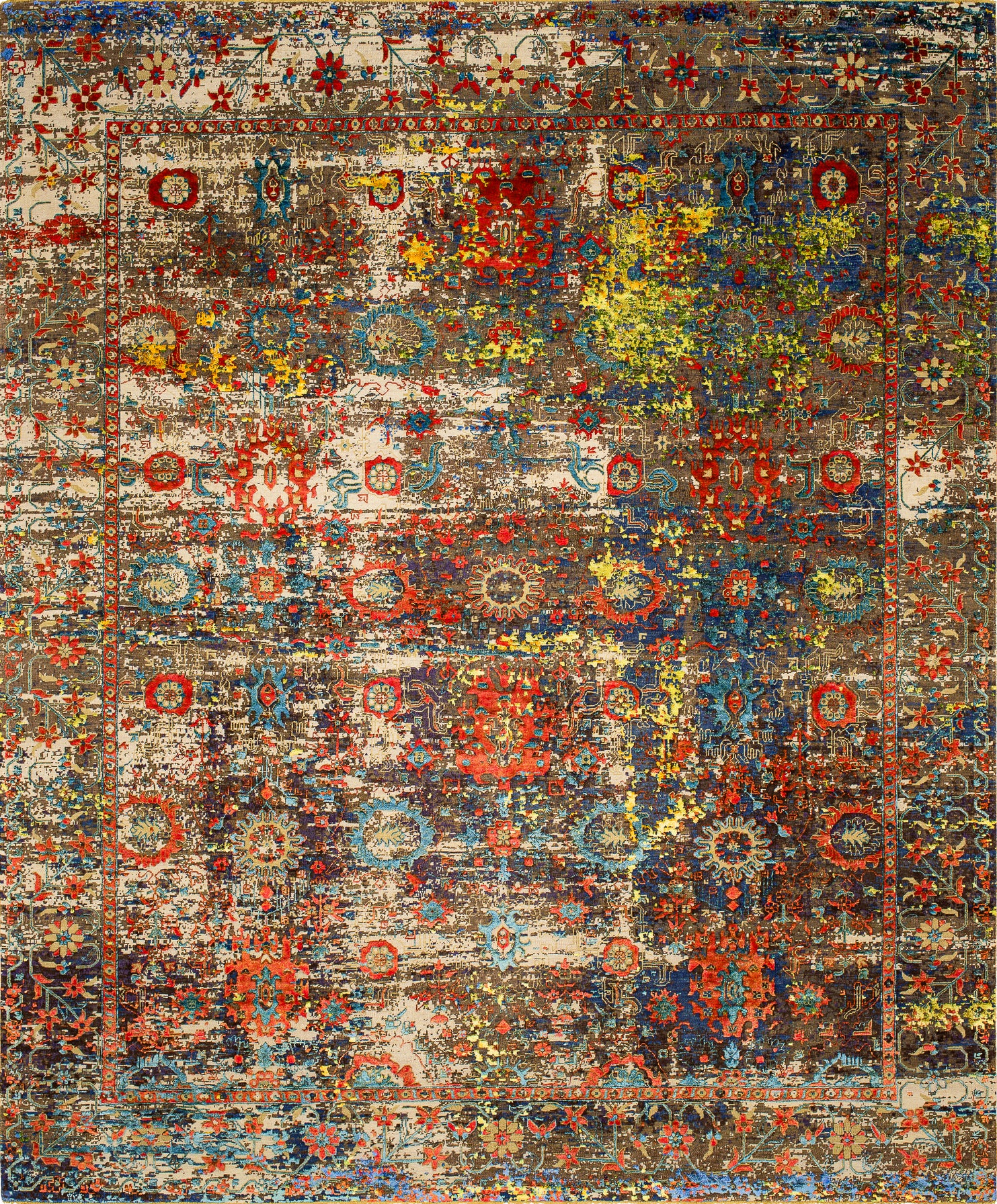 Erased Heritage Collection Bidjar Paddington 9x12 Rug from Jan