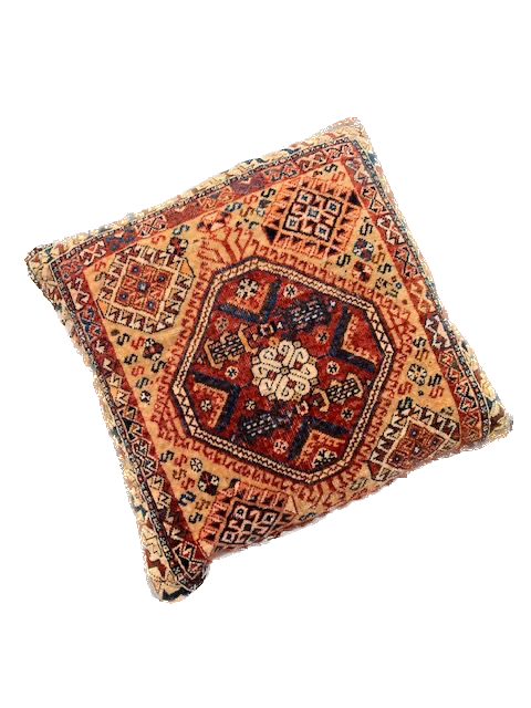 Vintage Qashgaii Tribal Bag Pillow