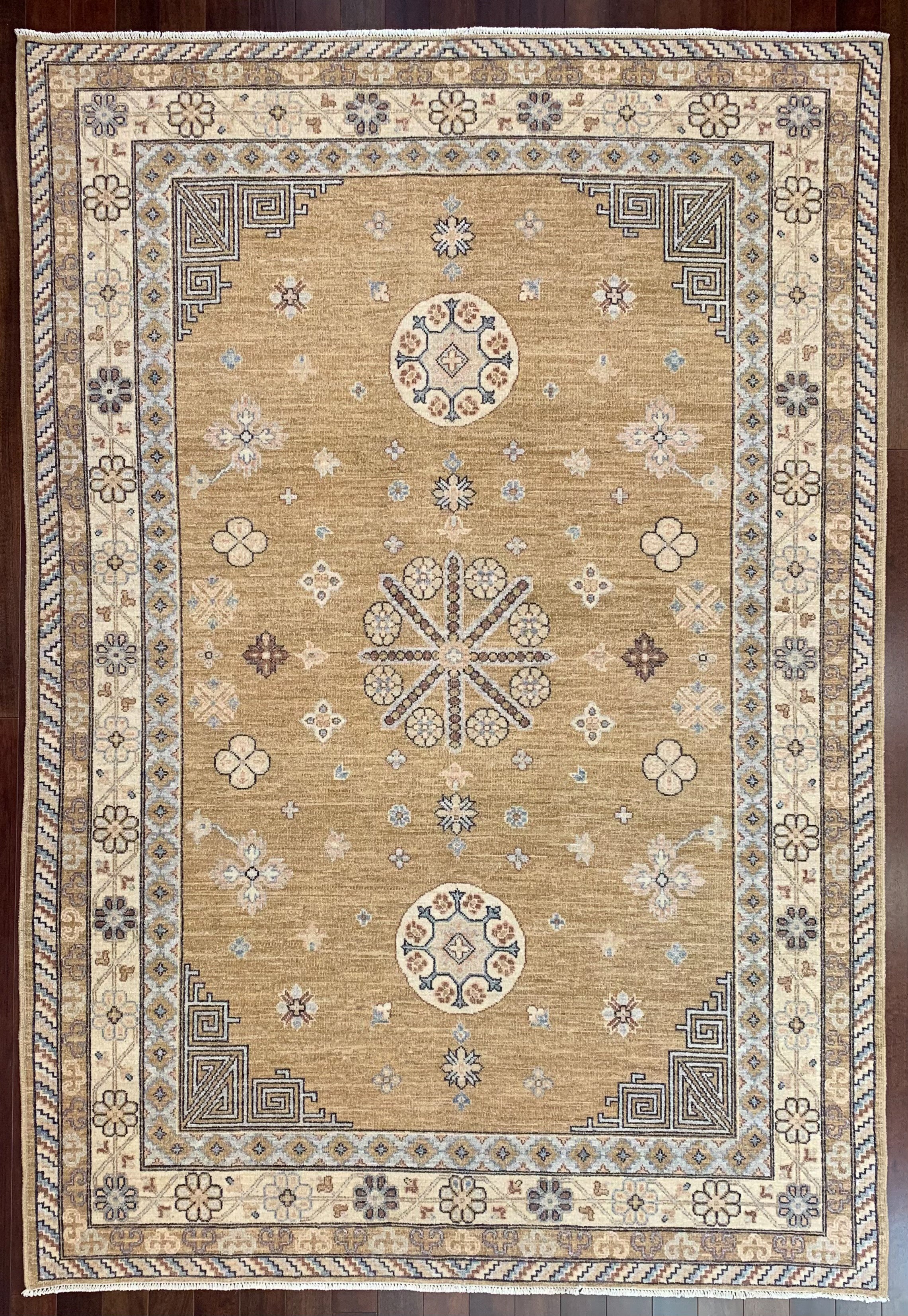 Neutral Toned Khotan 6x9 Rug