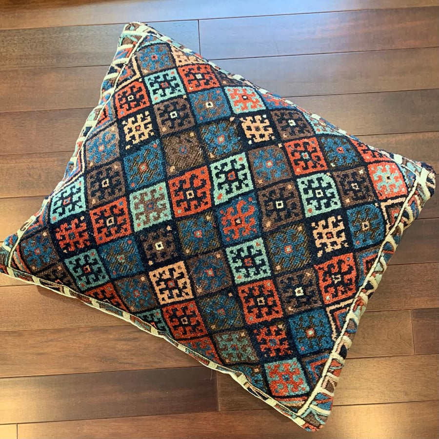 Vintage Kurdish Jaffe Kurd bag turned into a pillow
