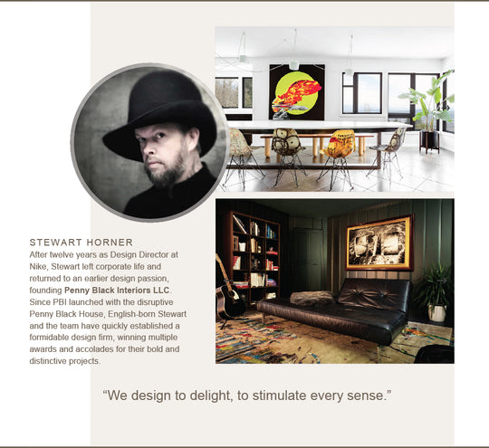 Stewart Horner of Penny Black Interior discusses what he likes about rugs from Christiane Millinger's showroom in Portland Oregon.