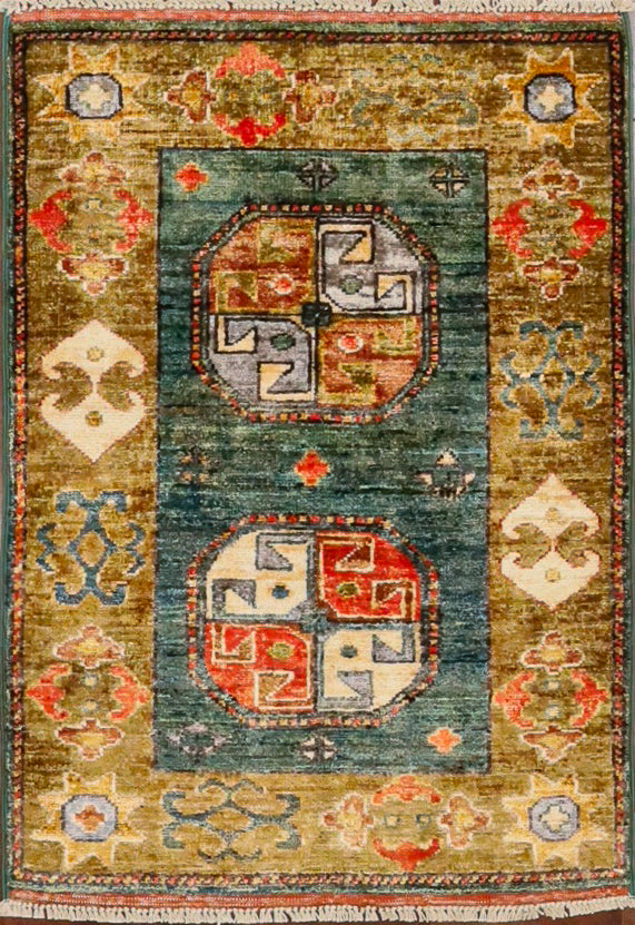 Small Ersari Turkmen Pattern 2x3