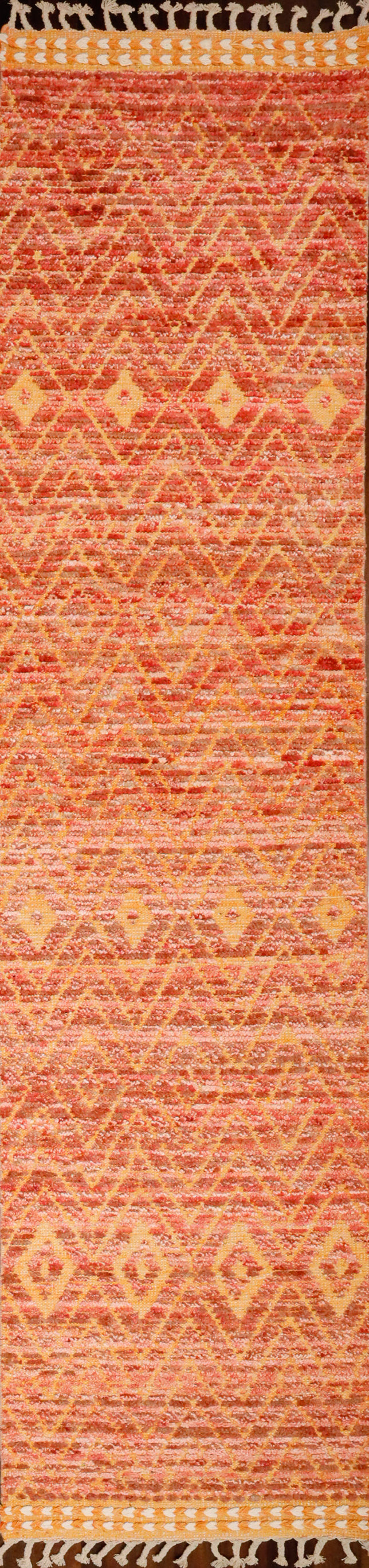 Sale! Pink and Coral Toned Morrocan 3x10 Runner