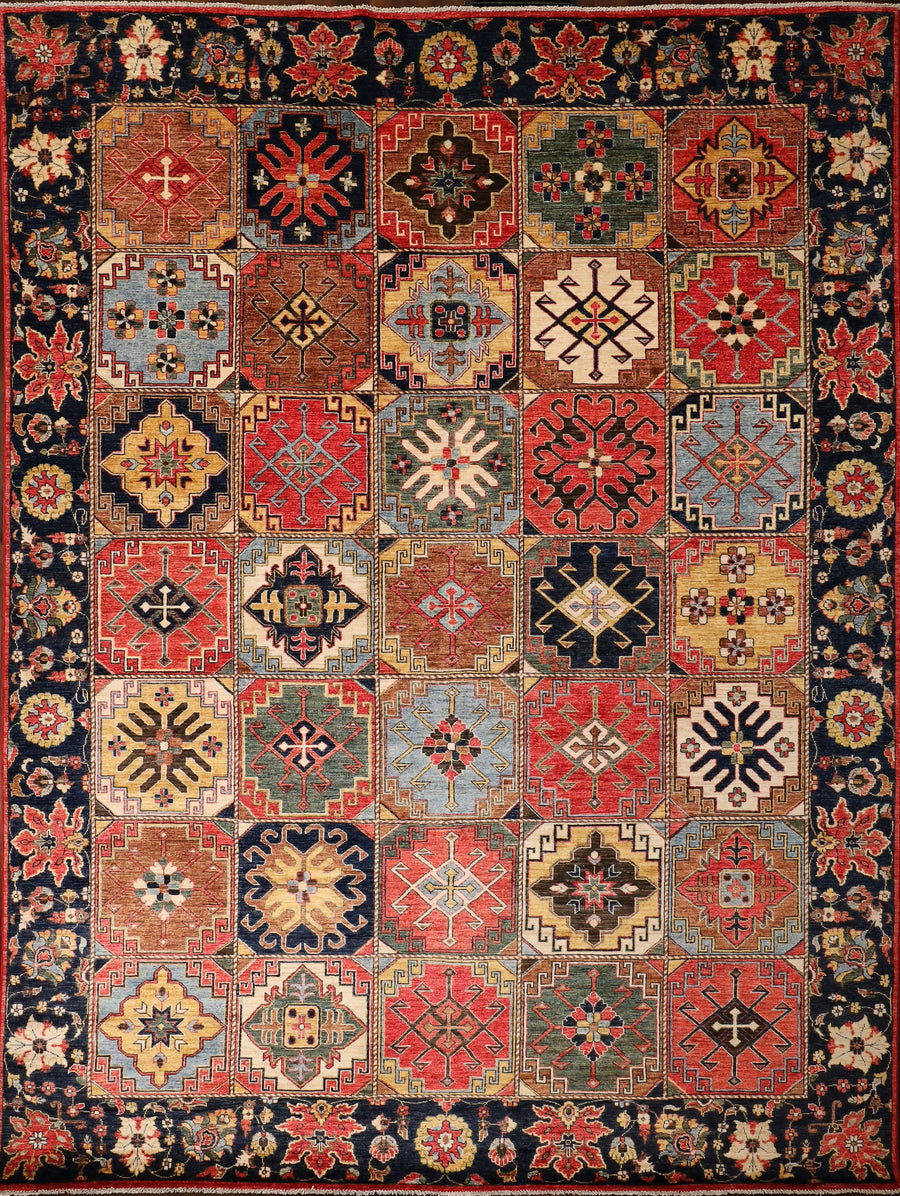 Sale! Memling Gul Pattern With Blue Border 9x12 Area Rug