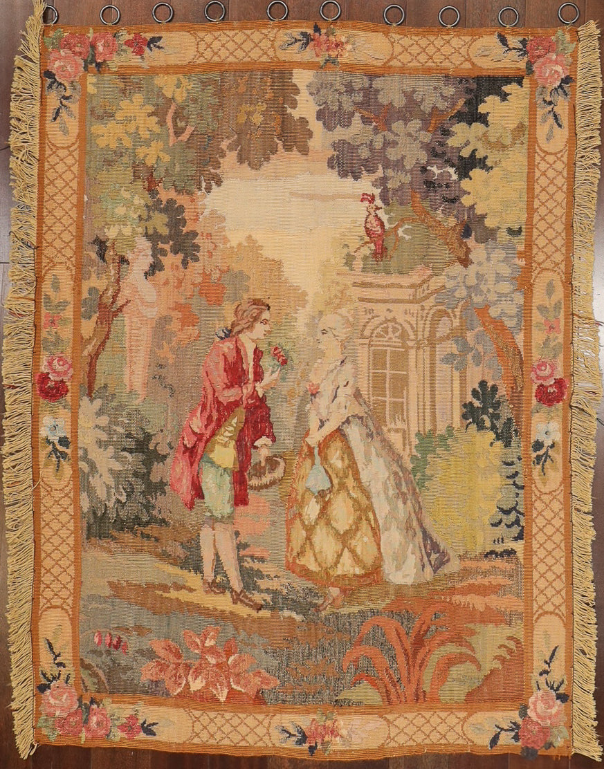 19th Century French Tapestry, approximately 3x4