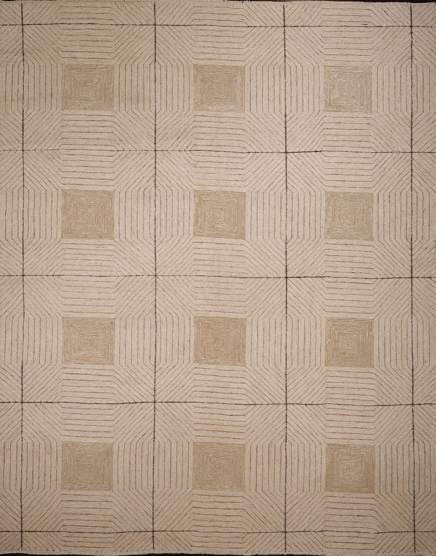 Sale! Aztec Design Flatwoven Neutral Toned 8x10 Area Rug