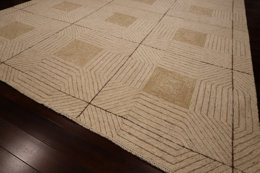 Sale! Aztec Design Flatwoven Neutral Toned 8x10 Area Rug