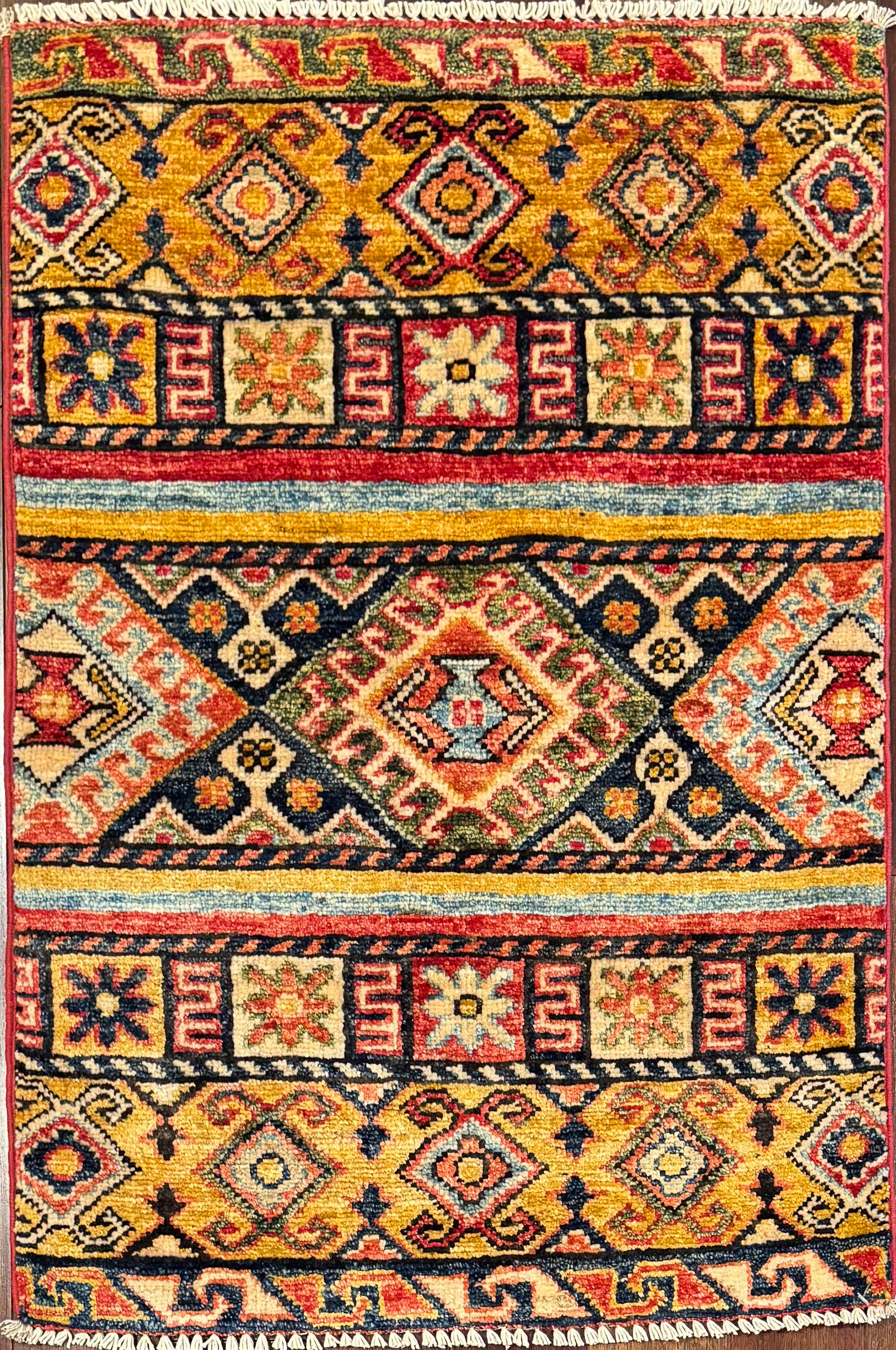 Linger Rug Colorful Tribal Mafrash Pattern 2x3 Throw Rug – Christiane Millinger ...