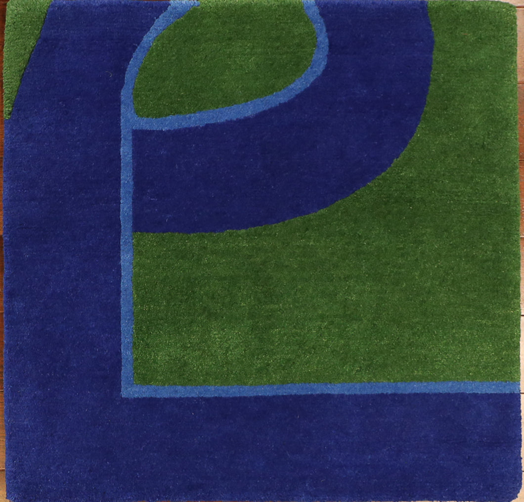 Minimalist Aubusson 80 Knot 2x2 Sample – Christiane Millinger Handmade Rugs