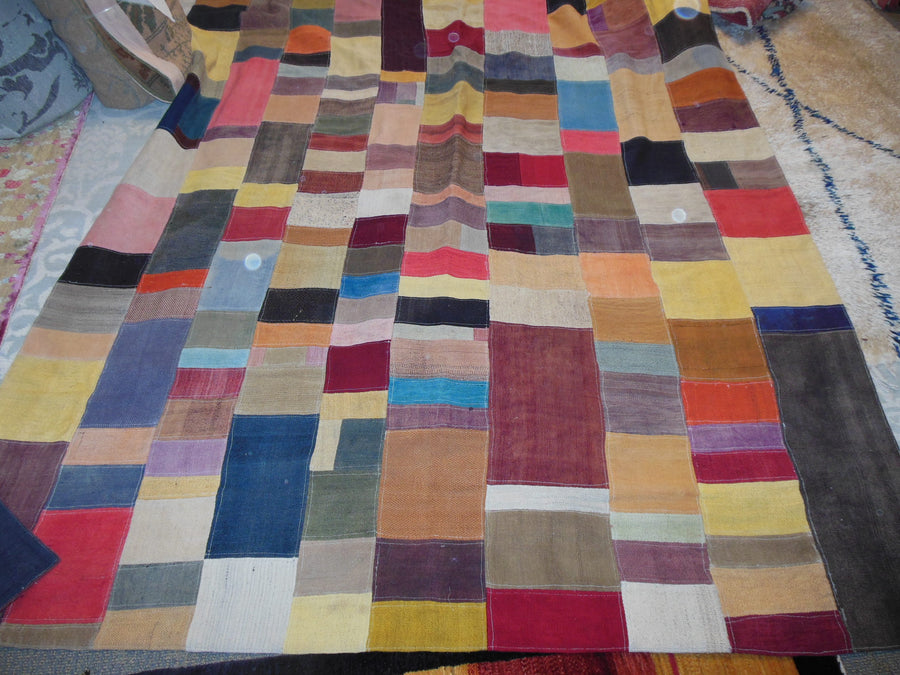 Clearance! Brightly Colored Patchwork Textile from Turkey