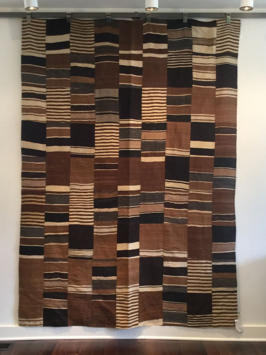 Clearance! Patchwork Style Earth Toned Handmade Textile from Turkey