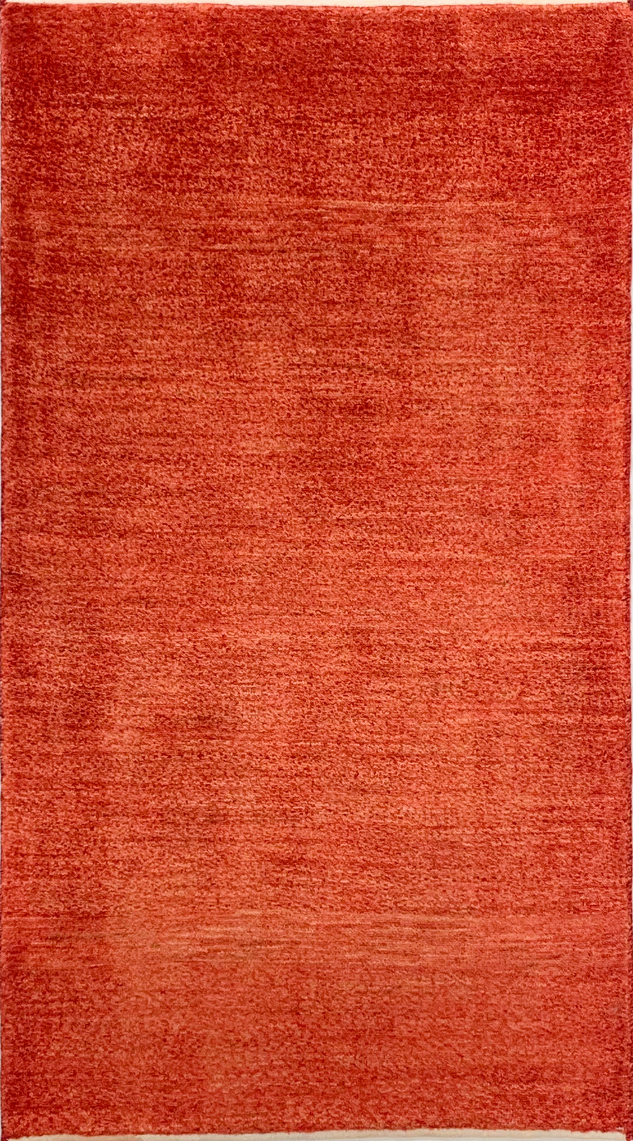 Handmade Traditional Red Gabbeh made with naturally sourced dyes in Southern Iran.