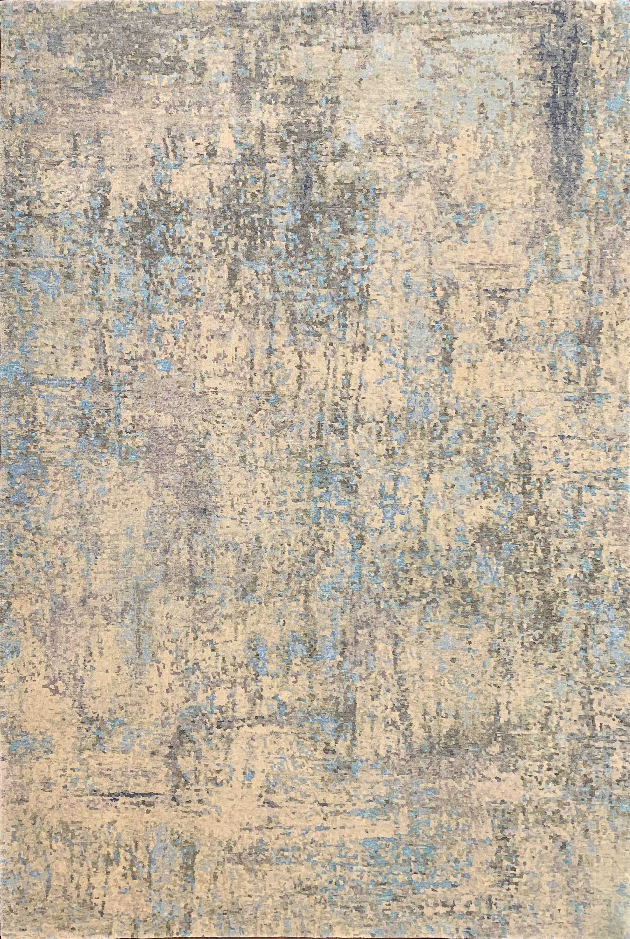 Soho in Silver Modern 6x9 Wool & Silk | Christiane Millinger Rugs ...
