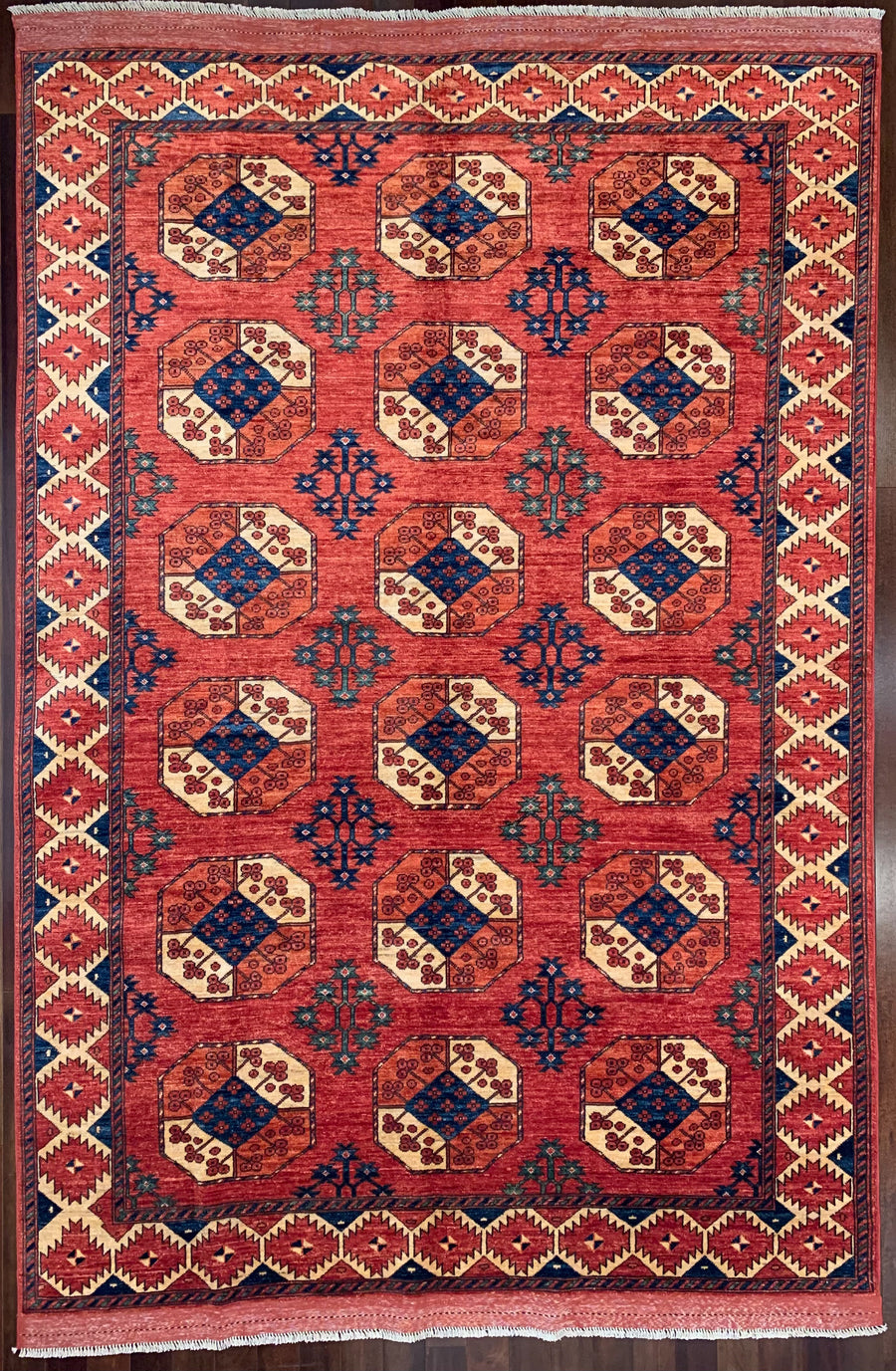 Sale! Ersari Style Bokhara Pattern 6x9 Rug