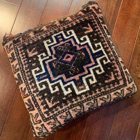 Vintage Baluch Tribal Bagface Pillow