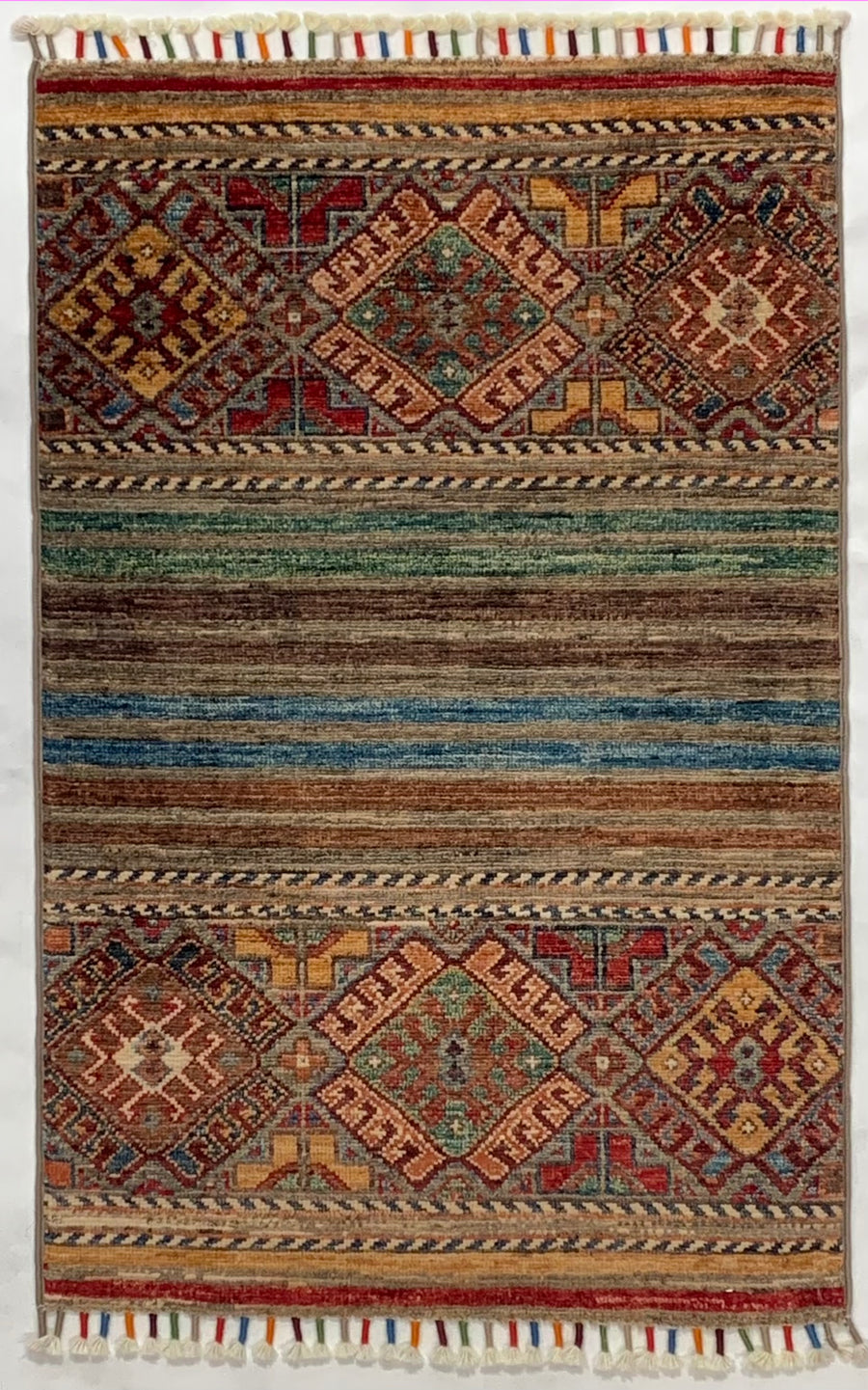 Colorful Mafrash Design 2x3 Rug