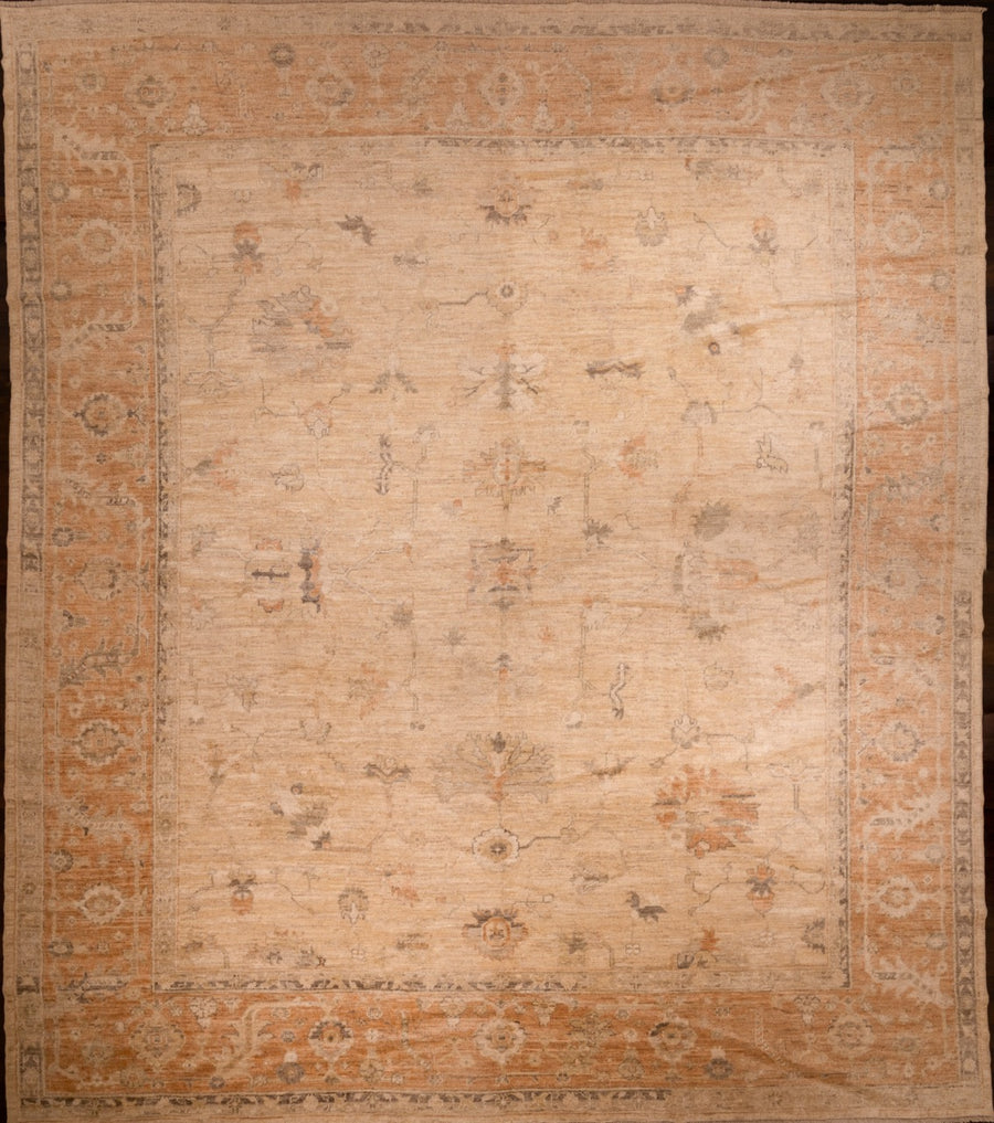 Authentic Angora Ushak 13x15 Rug for a Very Large Room