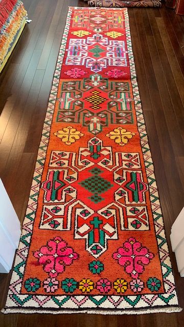 Sale! Extremely Colorful 3x13 Turkish Runner