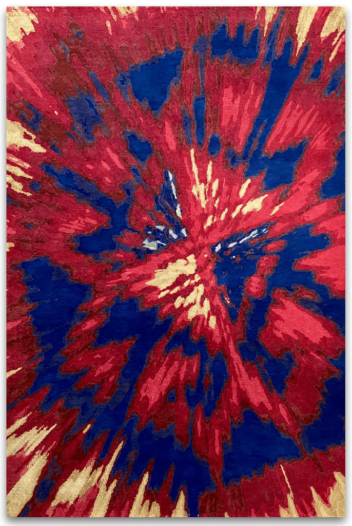 Shekarlu 2.1 An original modern area rug design by Christiane Millinger and Michael Howells in Portland Oregon. Part of the THIS IS A MILLINGER + HOWELLS RUG Collection